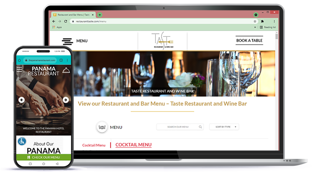 Taste Restaurant and Wine Bar - MENU HERO